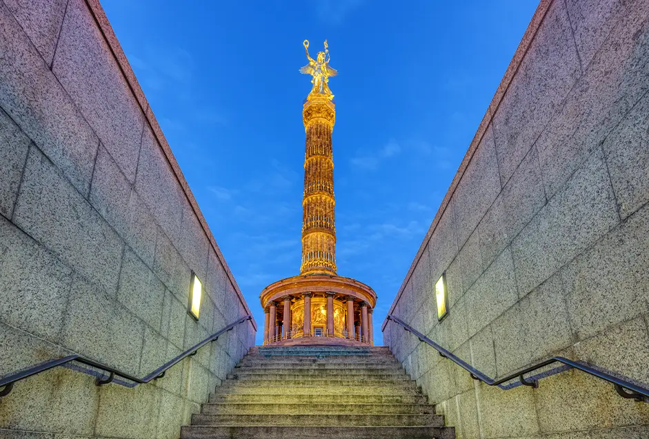 Die Siegessäule in Berlin Die Siegessäule in Berlin